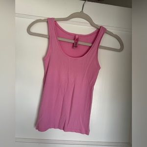 Skims Soft Lounge Cotton Tank - Cotton candy pink size Medium